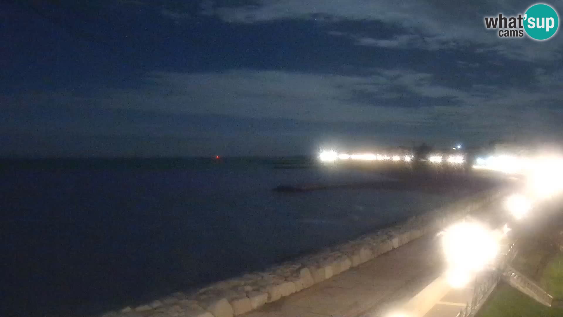 Webcam Caorle Ponente – Blick von Marinai di Caorle