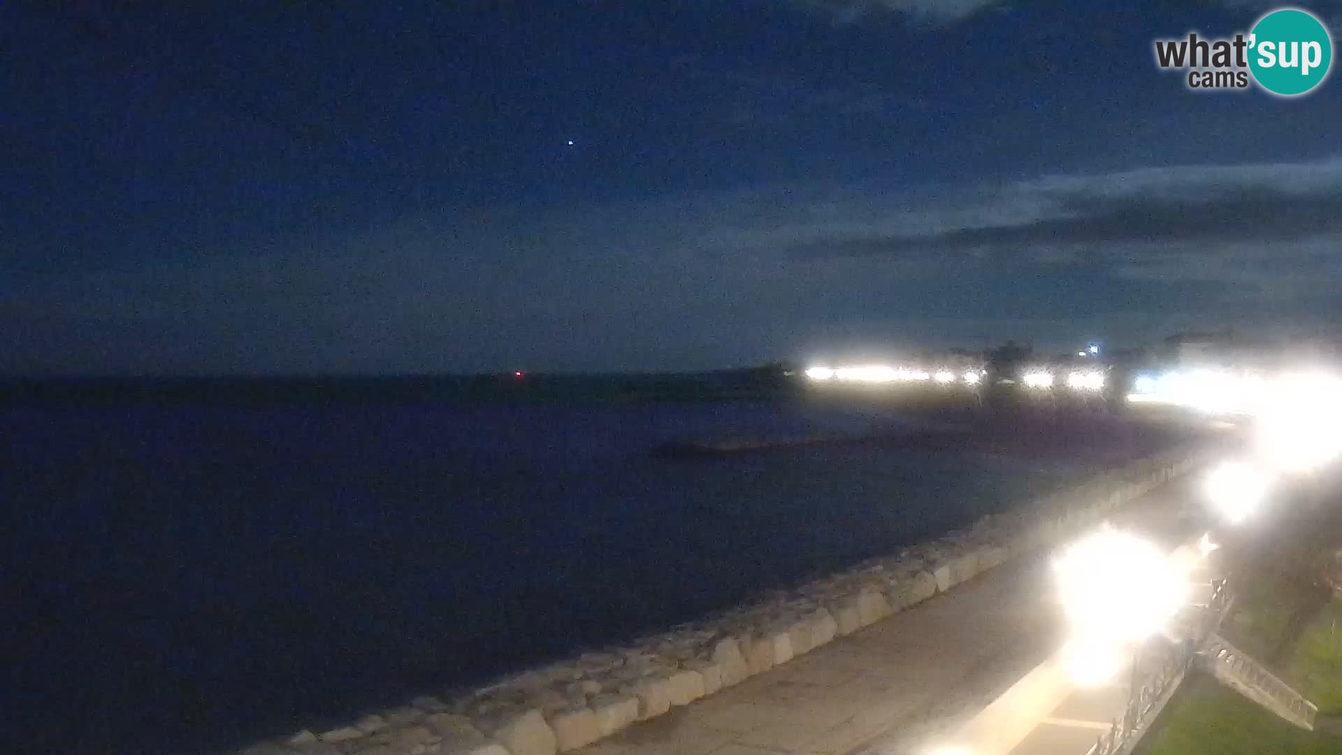 Webcam Caorle Ponente – Blick von Marinai di Caorle