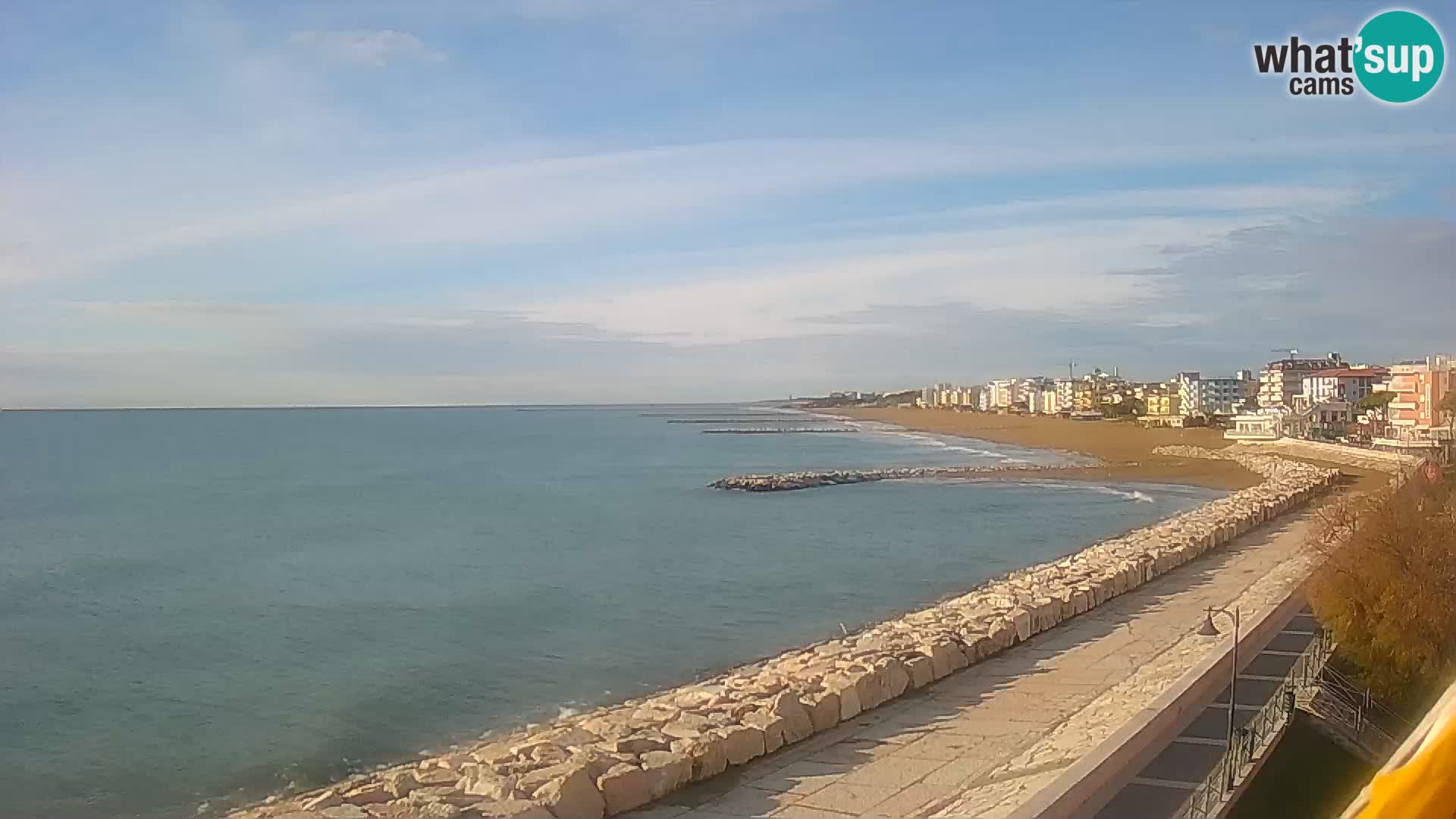 Webcam Caorle Ponente – Blick von Marinai di Caorle