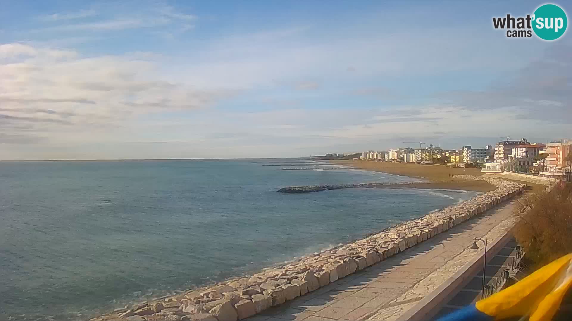 Webcam Caorle Ponente – Blick von Marinai di Caorle