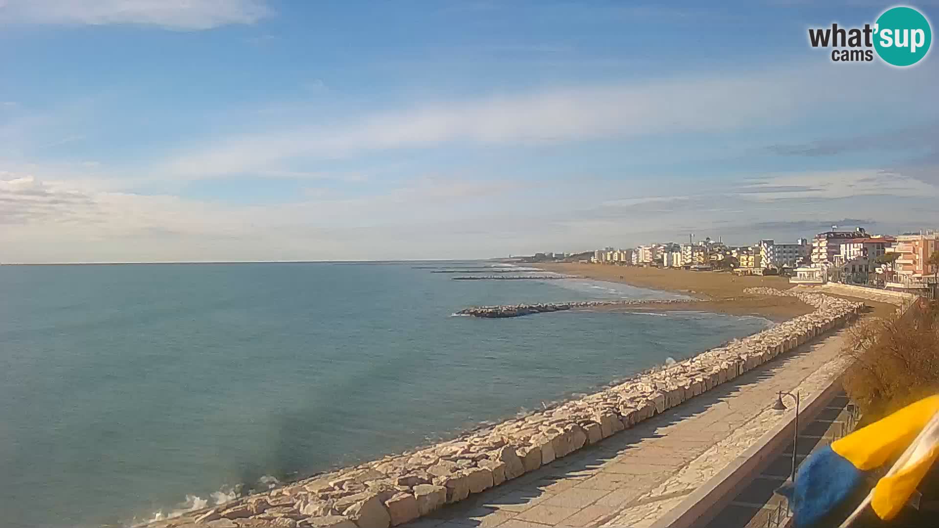 Webcam Caorle Ponente – Vista desde Marinai di Caorle