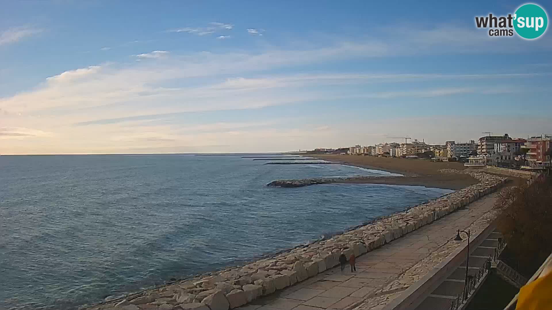 Webcam Caorle Ponente – Vue depuis les Marinai di Caorle
