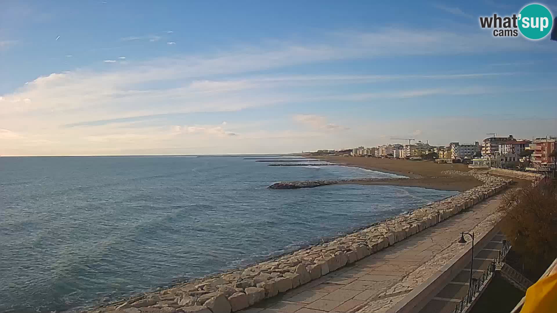 Webcam Caorle Ponente – Blick von Marinai di Caorle