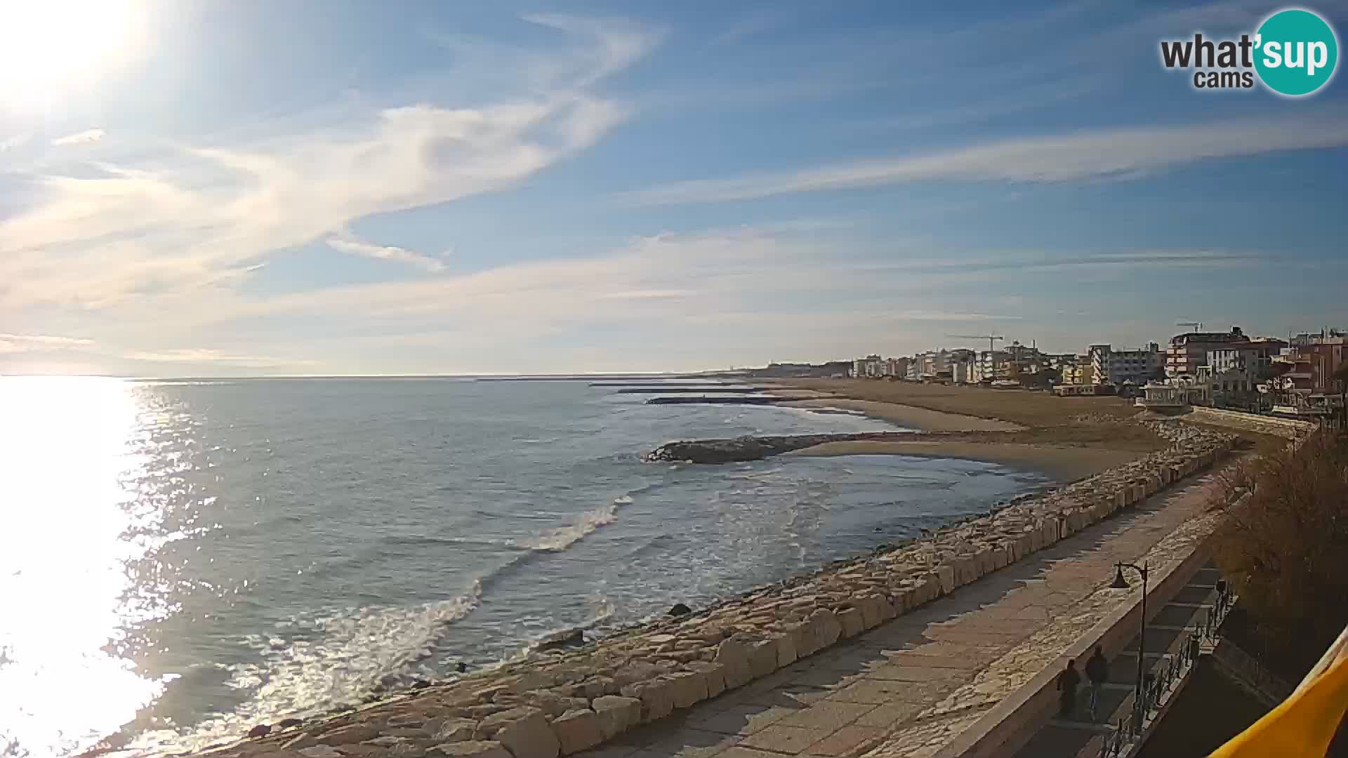 Webcam Caorle Ponente – View from Marinai di Caorle