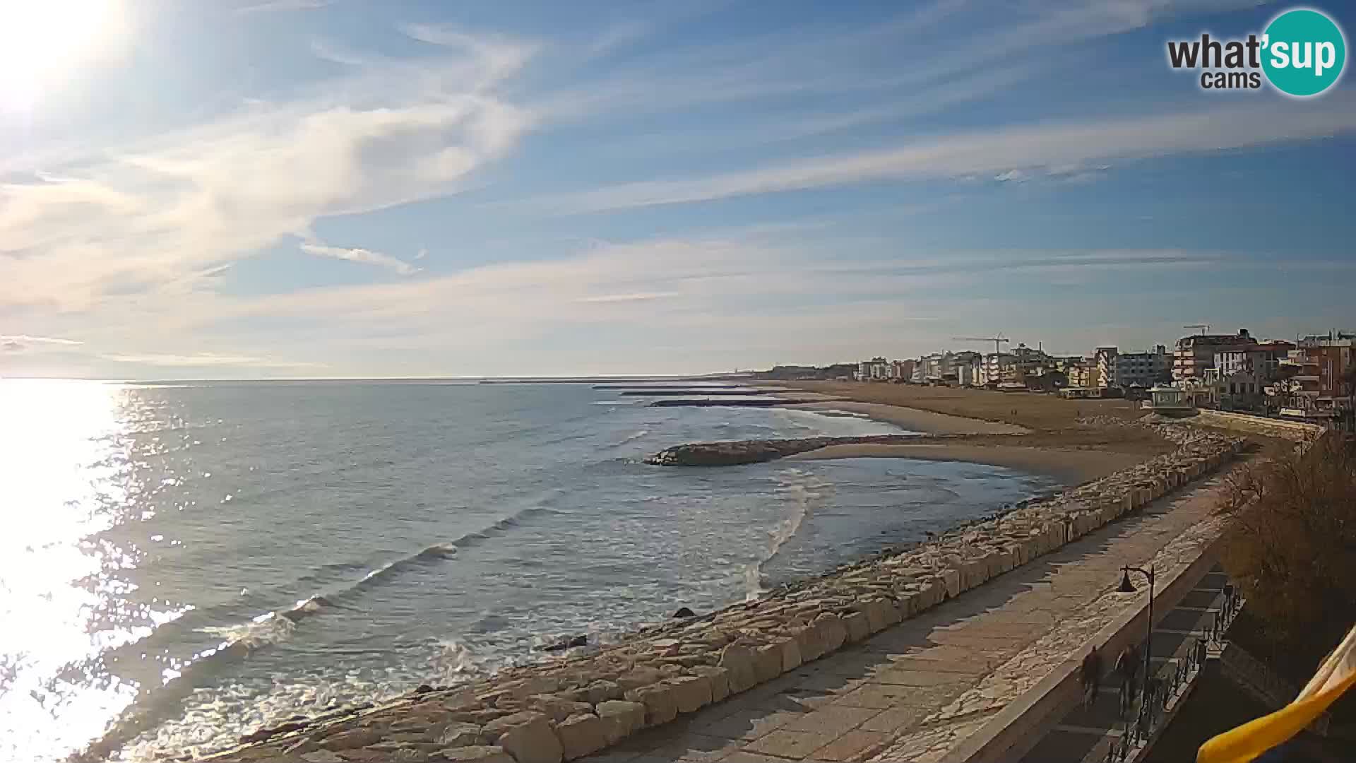 Webcam Caorle Ponente – View from Marinai di Caorle
