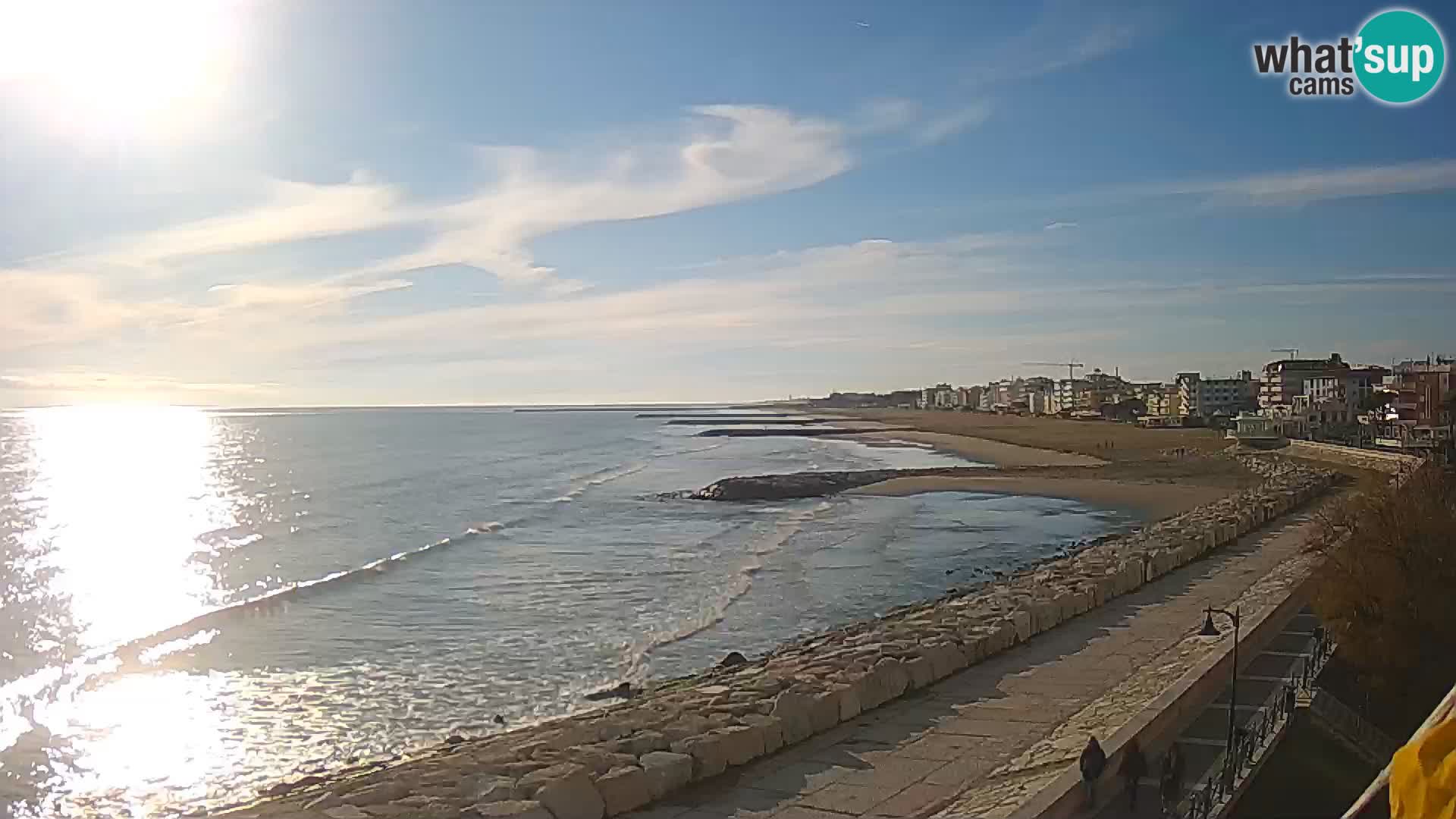 Webcam Caorle Ponente – Blick von Marinai di Caorle