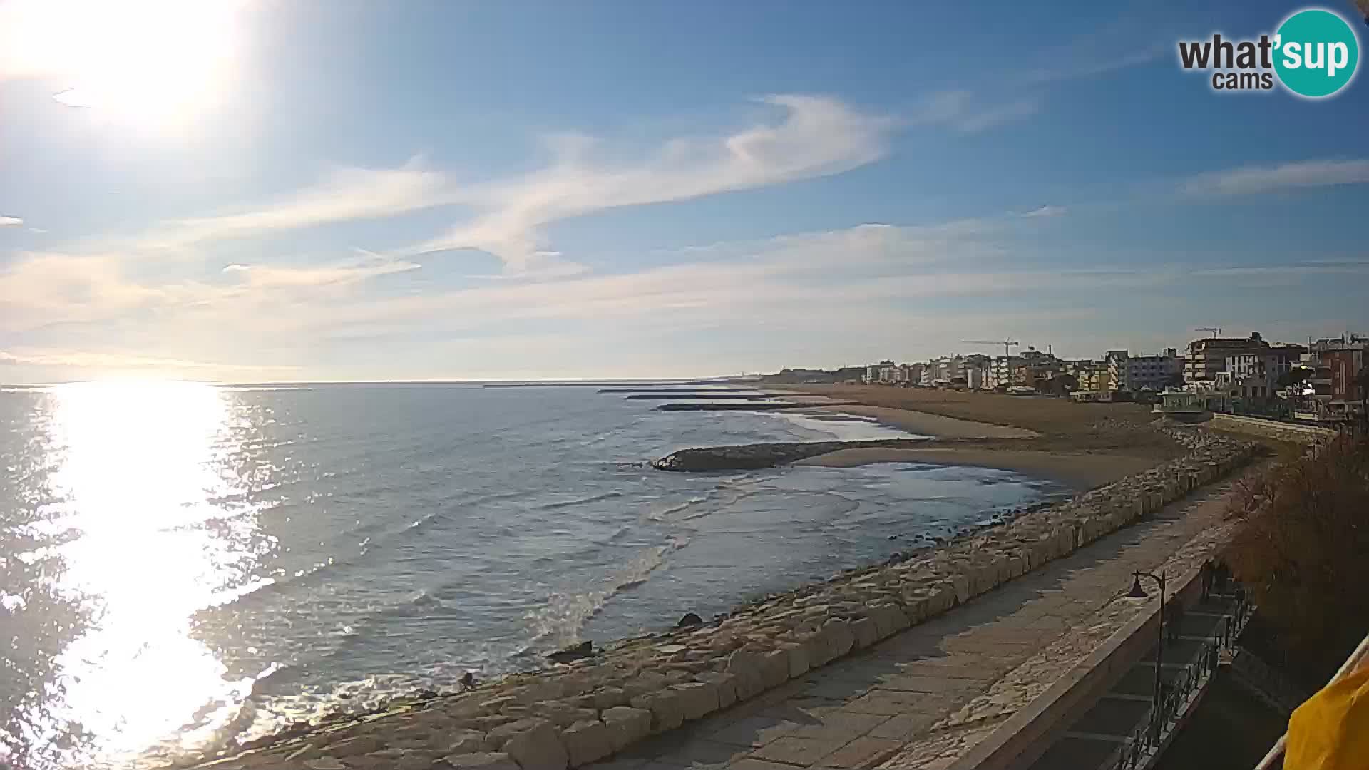 Webcam Caorle Ponente – Blick von Marinai di Caorle
