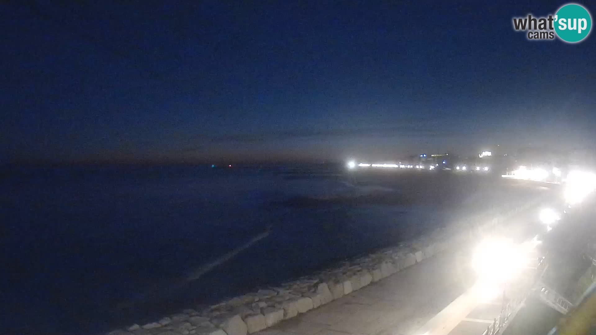 Webcam Caorle Ponente – Blick von Marinai di Caorle