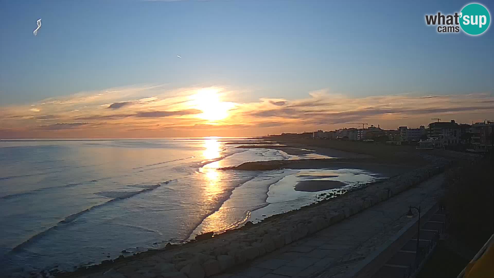 Webcam Caorle Ponente – Vue depuis les Marinai di Caorle
