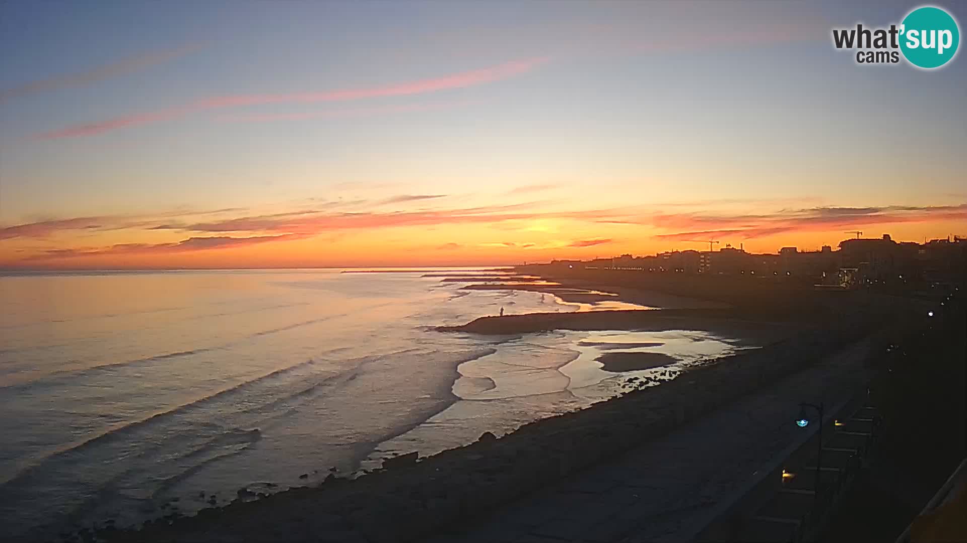 Webcam Caorle Ponente – Blick von Marinai di Caorle