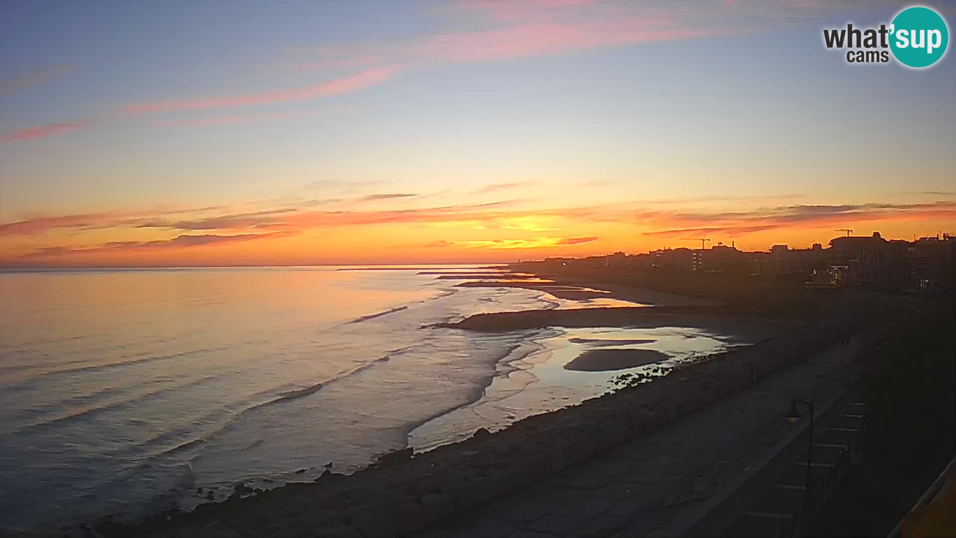Webcam Caorle Ponente – Vue depuis les Marinai di Caorle