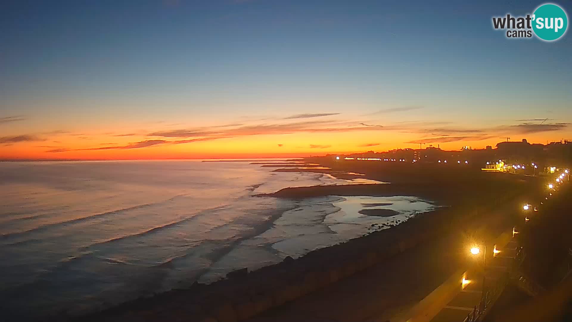 Webcam Caorle Ponente – Blick von Marinai di Caorle