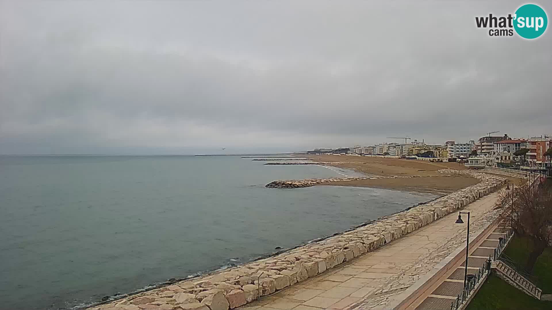 Webcam Caorle Ponente – Vue depuis les Marinai di Caorle