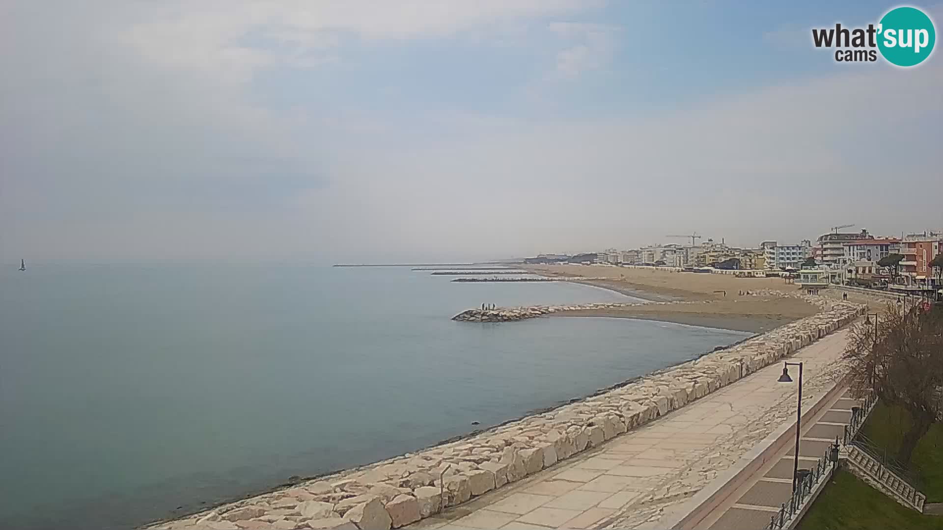 Webcam Caorle Ponente – Blick von Marinai di Caorle