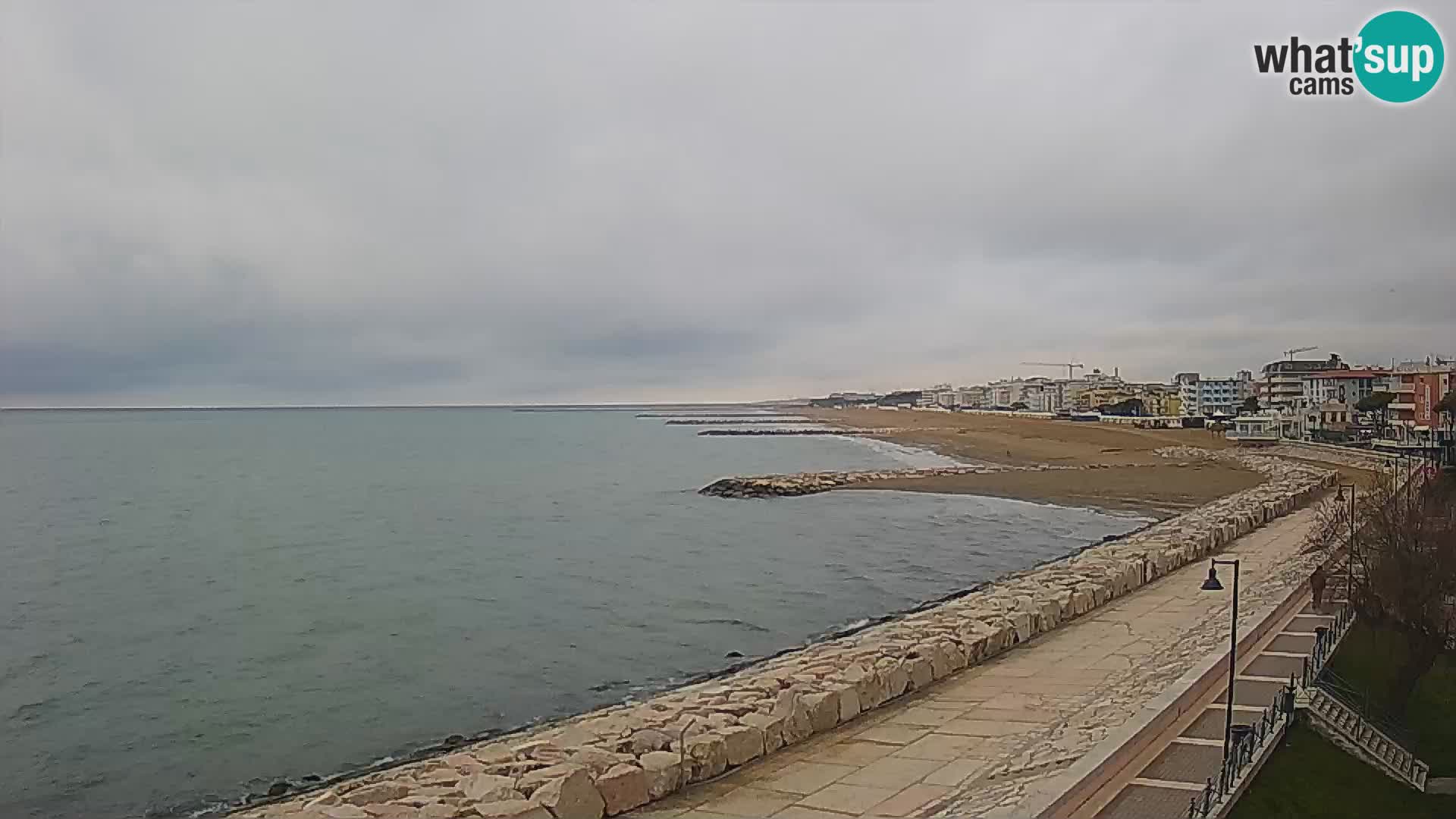 Webcam Caorle Ponente – Vue depuis les Marinai di Caorle