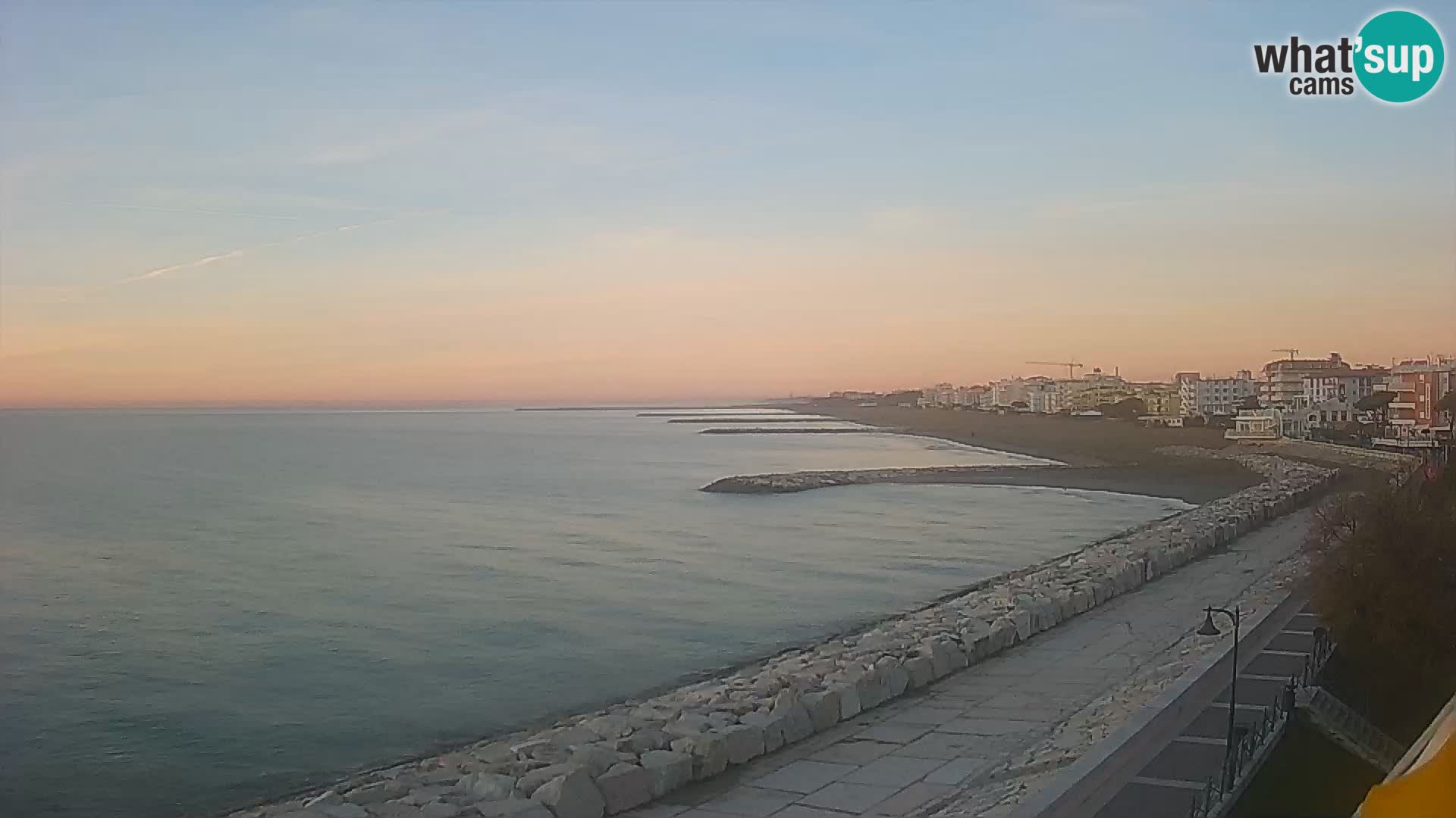 Webcam Caorle Ponente – Blick von Marinai di Caorle