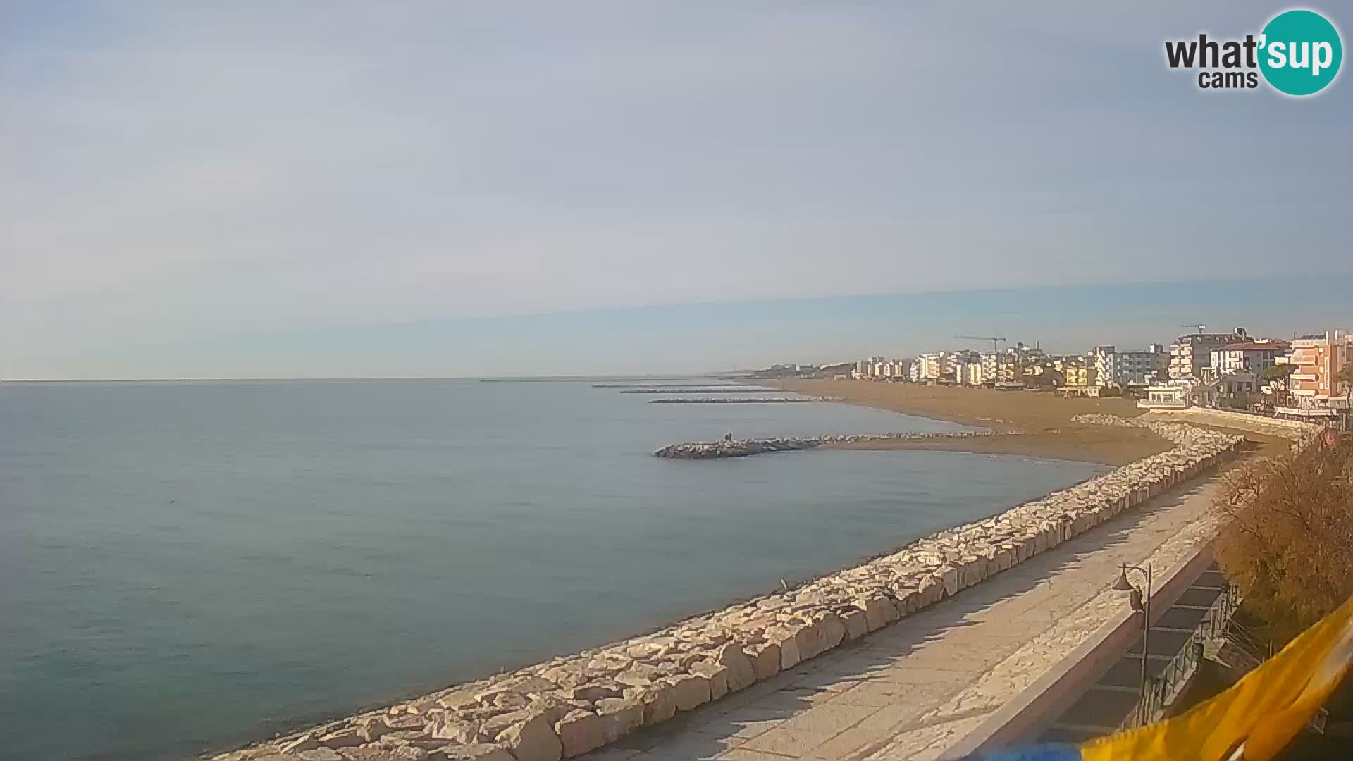 Webcam Caorle Ponente – Vue depuis les Marinai di Caorle