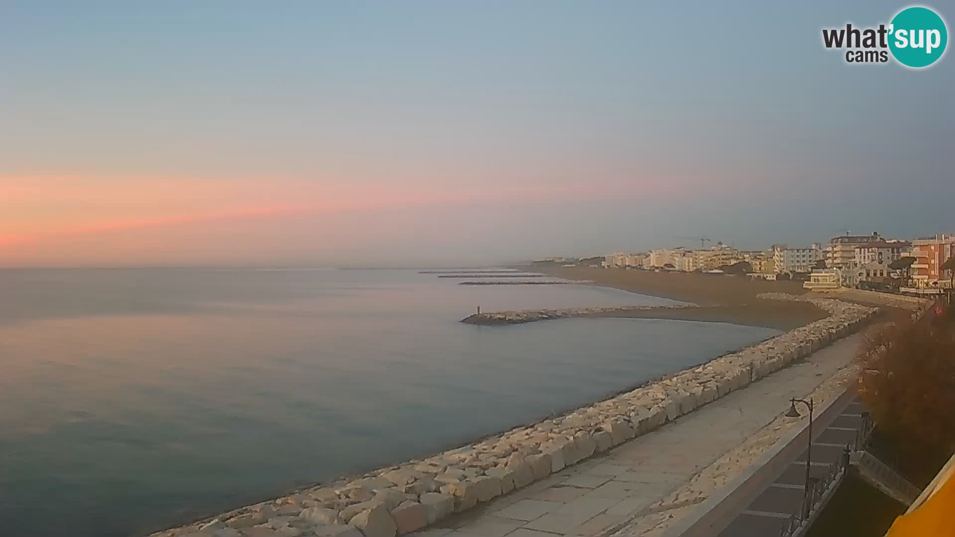 Webcam Caorle Ponente – Blick von Marinai di Caorle