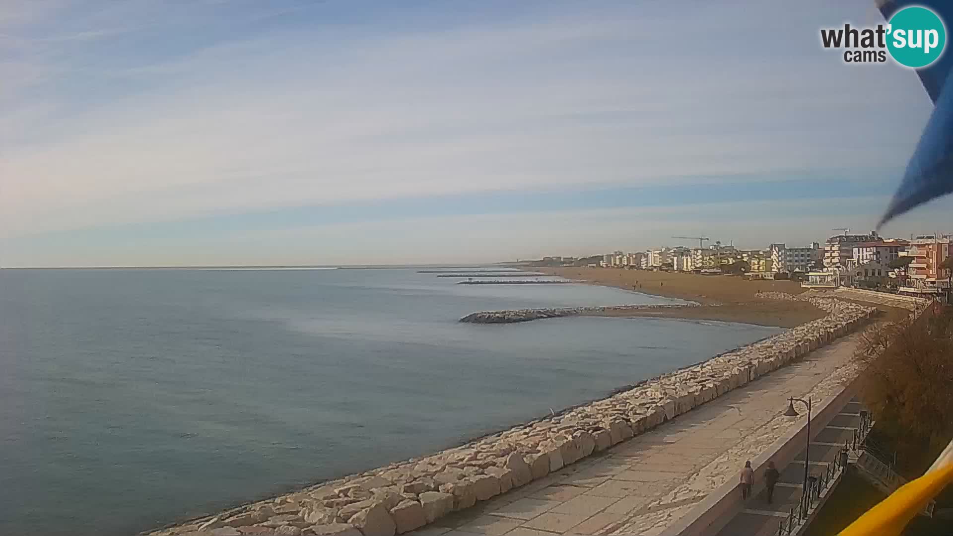 Webcam Caorle Ponente – Blick von Marinai di Caorle