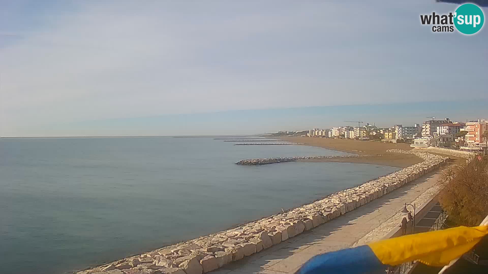Webcam Caorle Ponente – Vue depuis les Marinai di Caorle