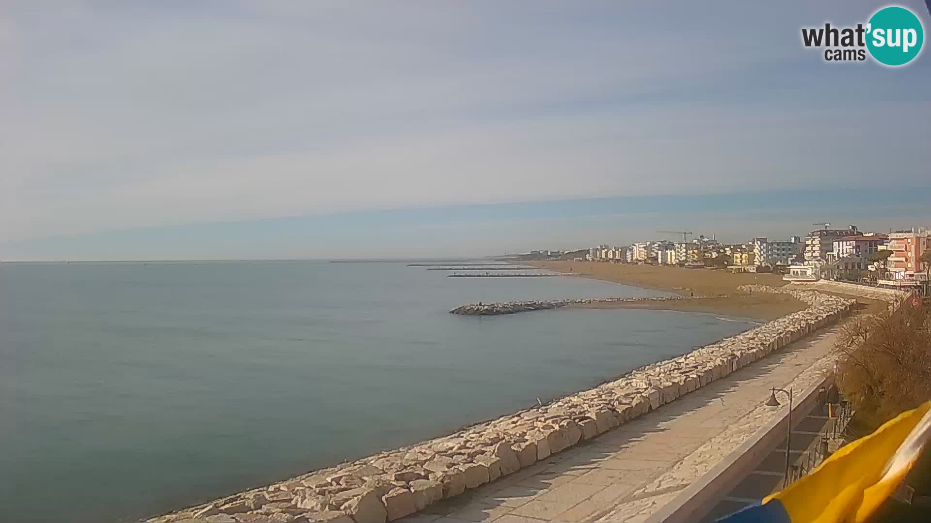 Webcam Caorle Ponente – Vue depuis les Marinai di Caorle