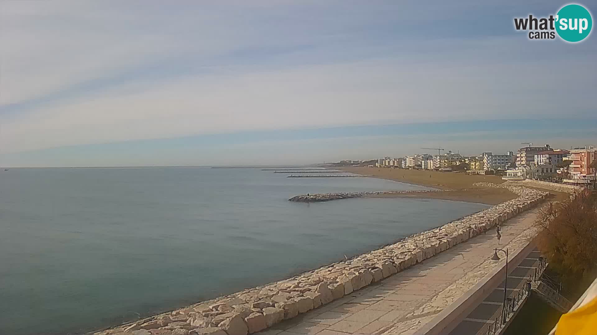 Webcam Caorle Ponente – Blick von Marinai di Caorle