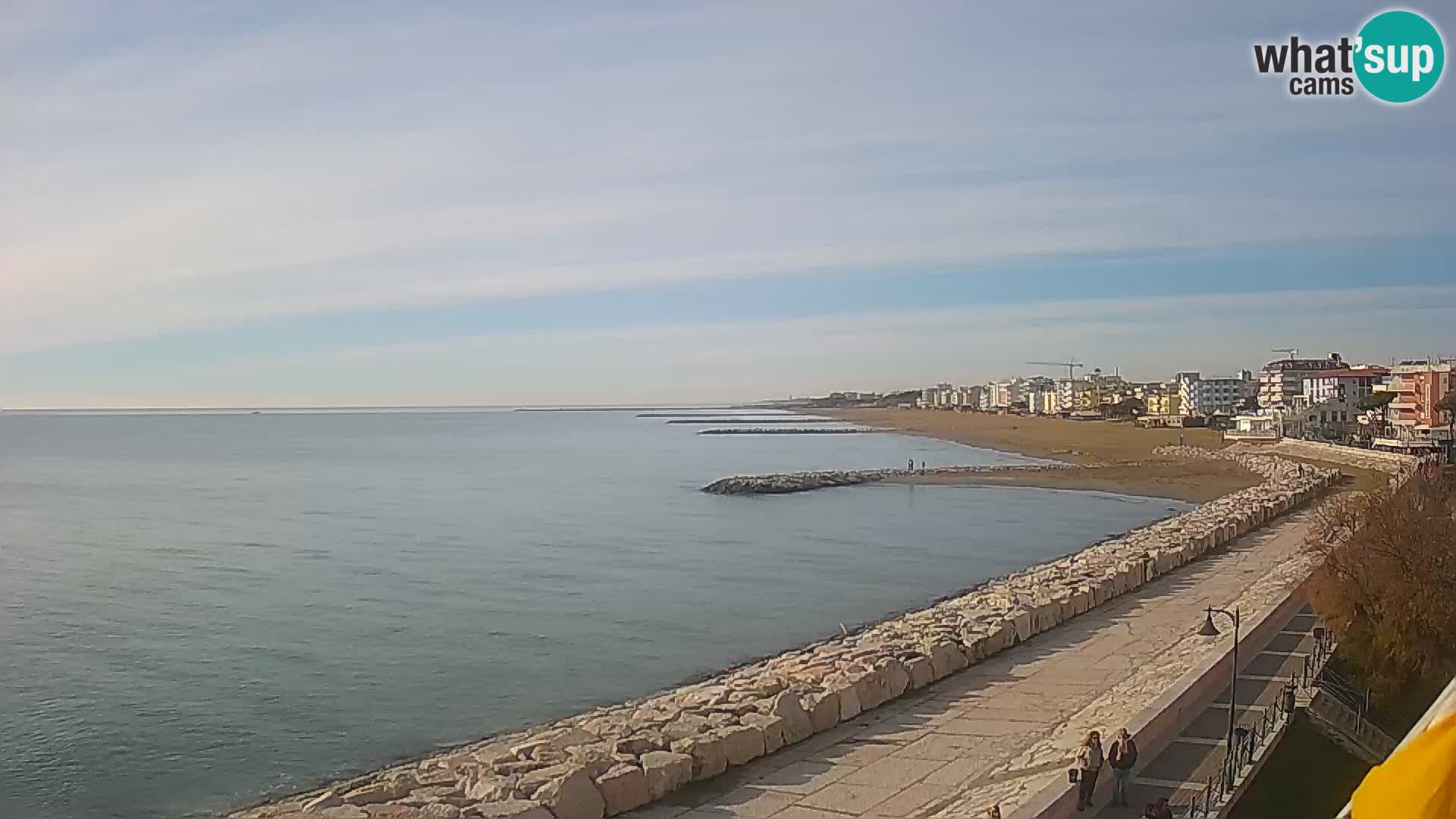 Webcam Caorle Ponente – Vue depuis les Marinai di Caorle