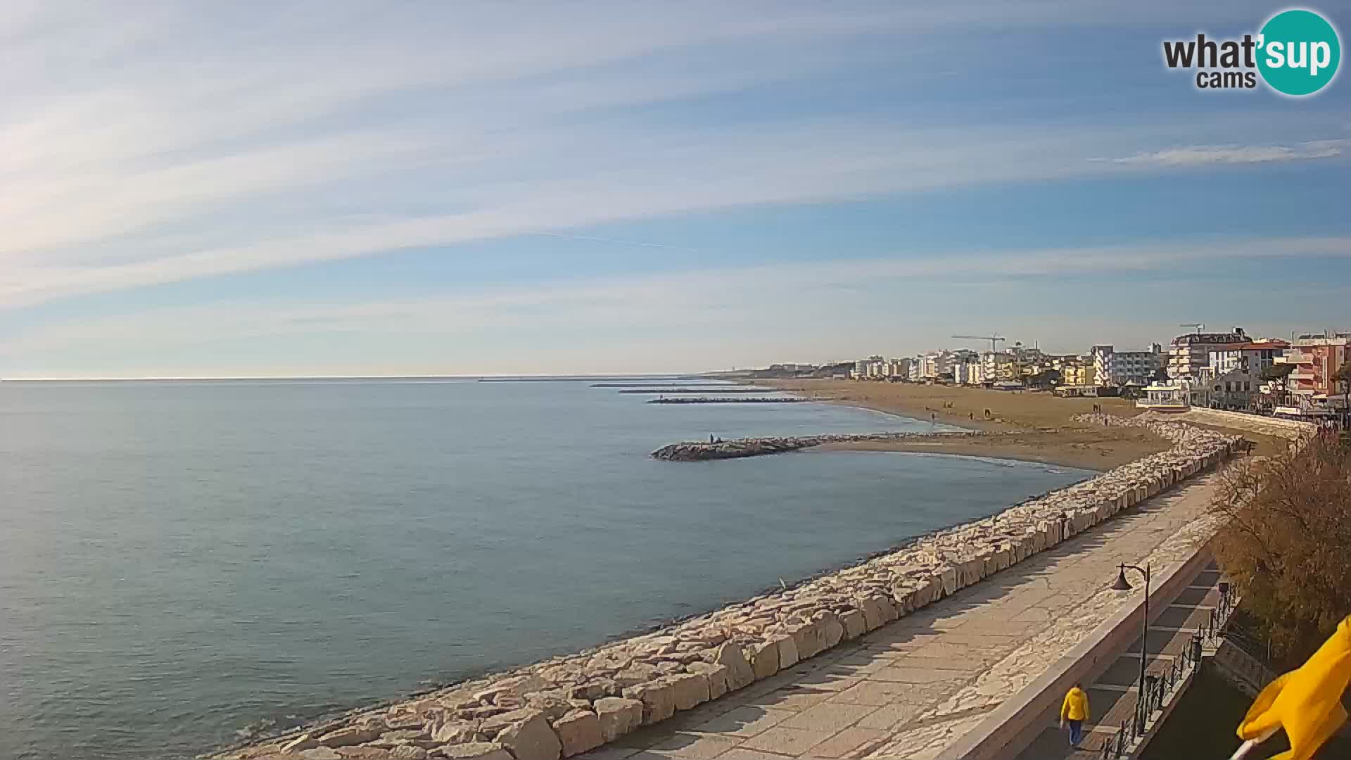 Webcam Caorle Ponente – Vue depuis les Marinai di Caorle