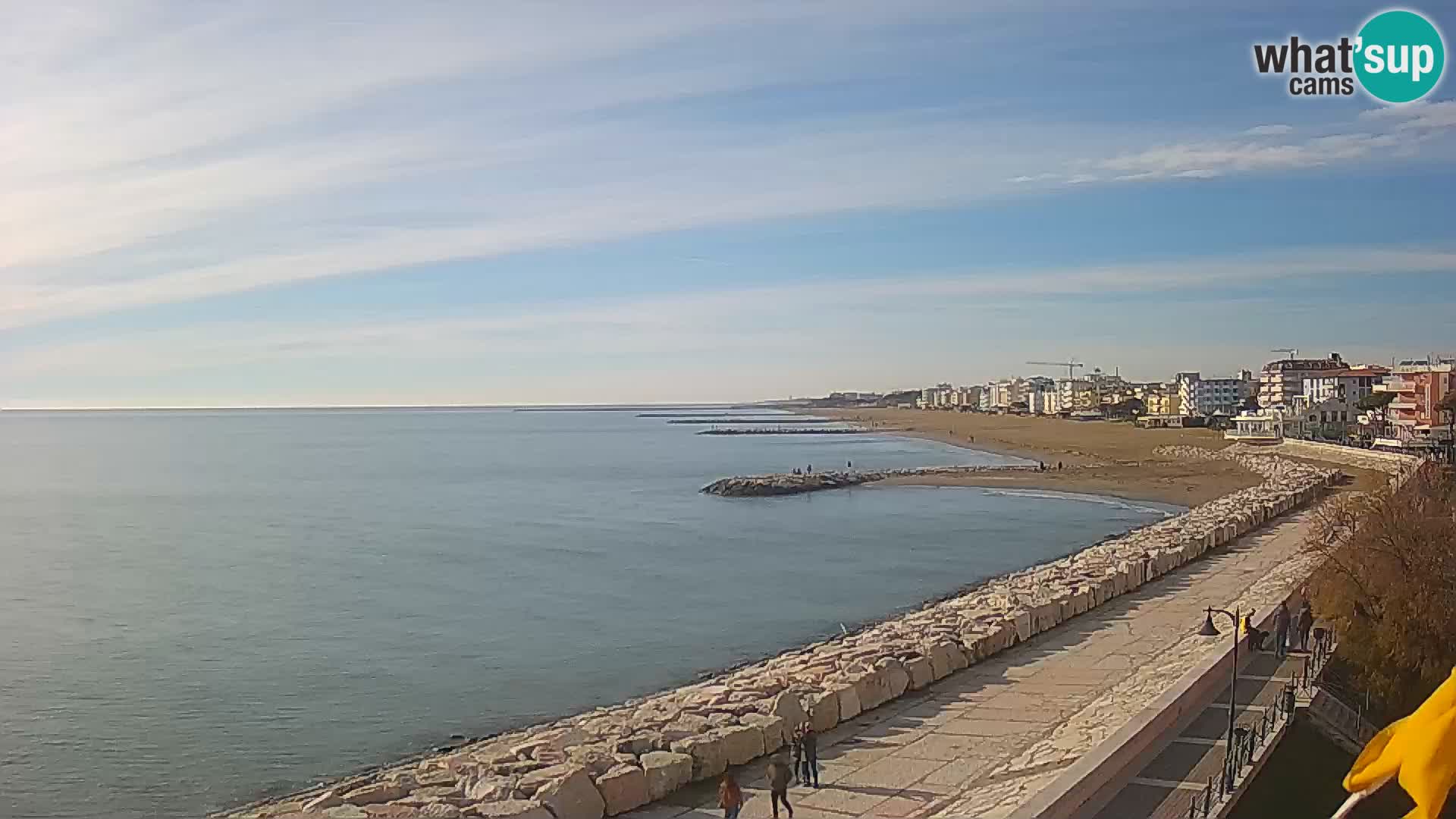 Webcam Caorle Ponente – Blick von Marinai di Caorle