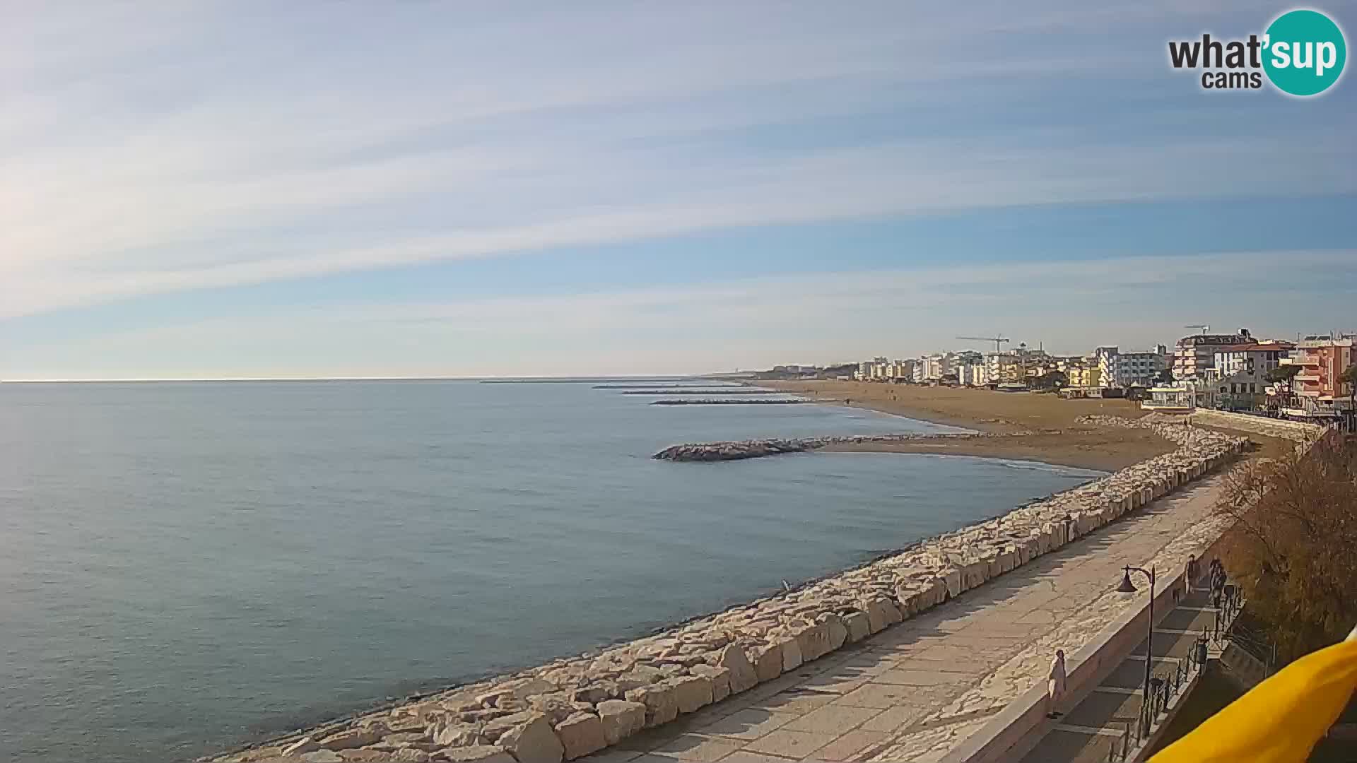 Webcam Caorle Ponente – Vue depuis les Marinai di Caorle