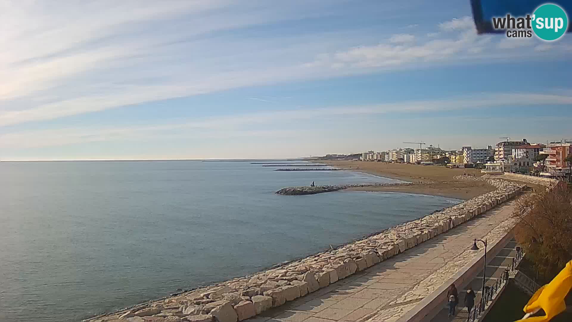 Webcam Caorle Ponente – Blick von Marinai di Caorle