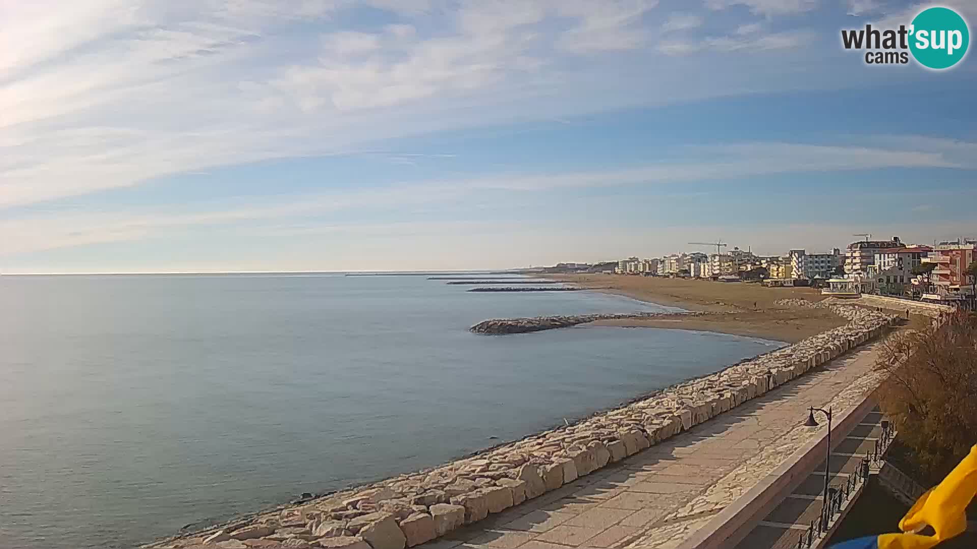 Webcam Caorle Ponente – Blick von Marinai di Caorle