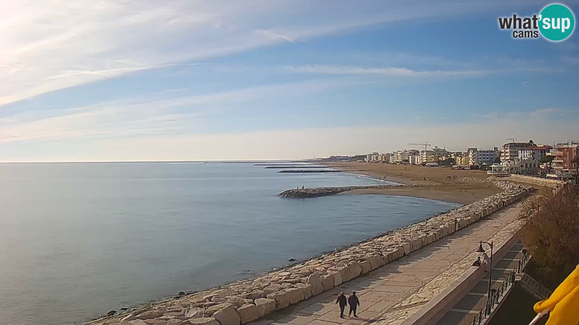 Webcam Caorle Ponente – Vue depuis les Marinai di Caorle