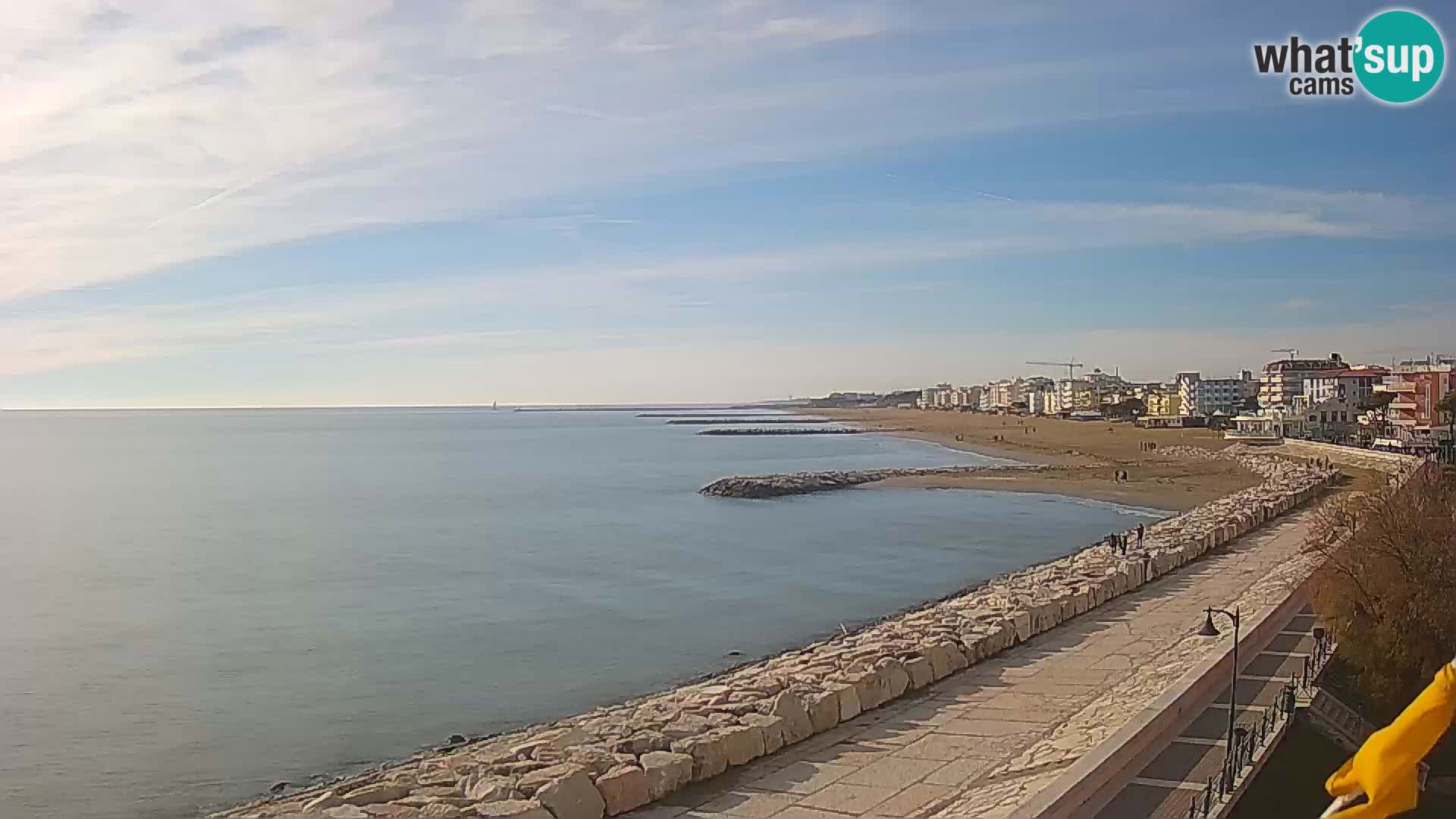 Webcam Caorle Ponente – Blick von Marinai di Caorle