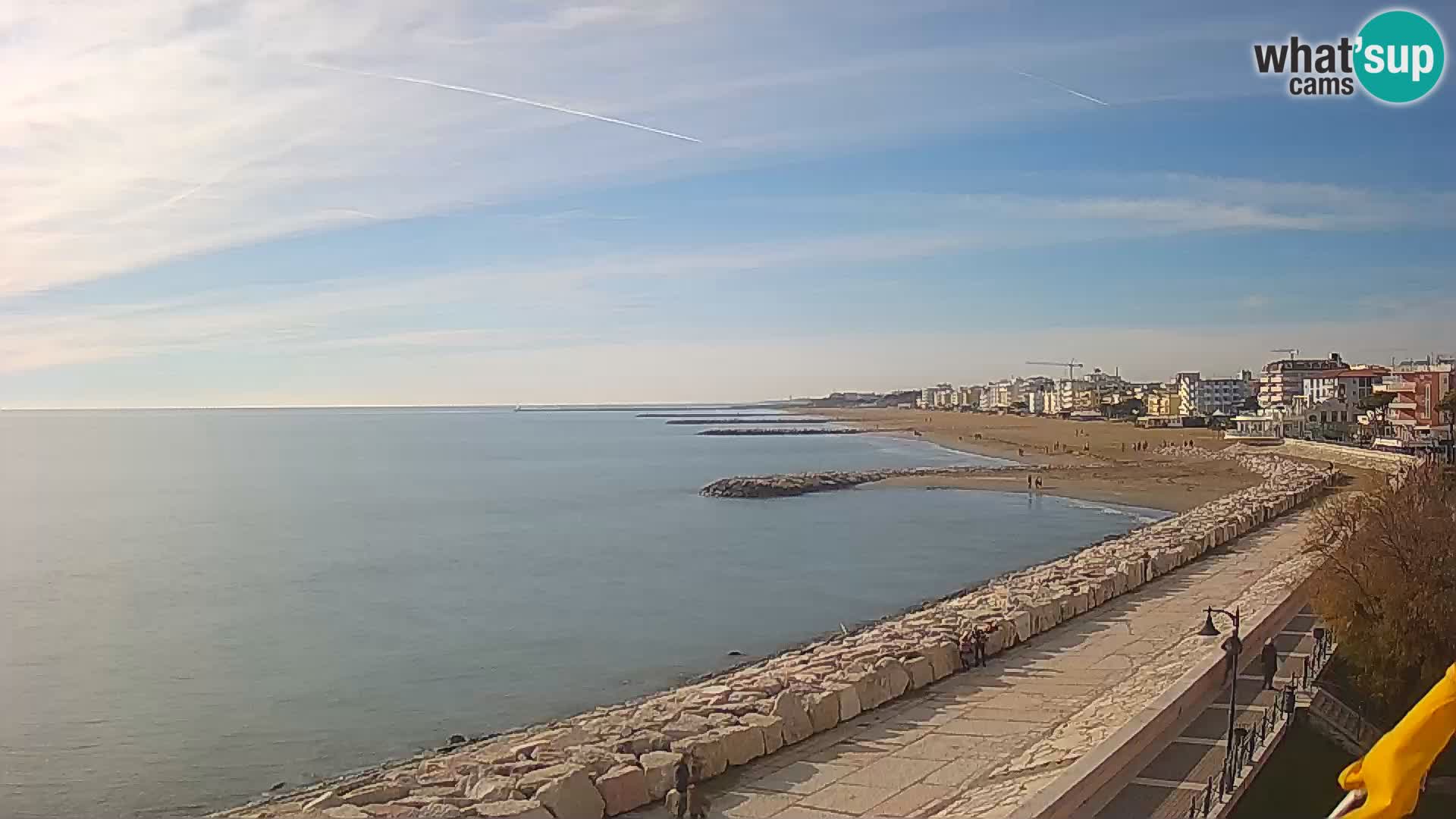 Webcam Caorle Ponente – Blick von Marinai di Caorle