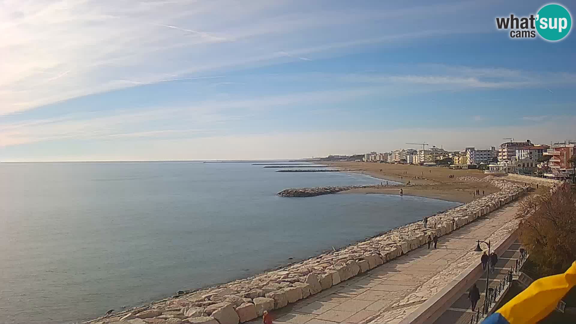 Webcam Caorle Ponente – Vue depuis les Marinai di Caorle