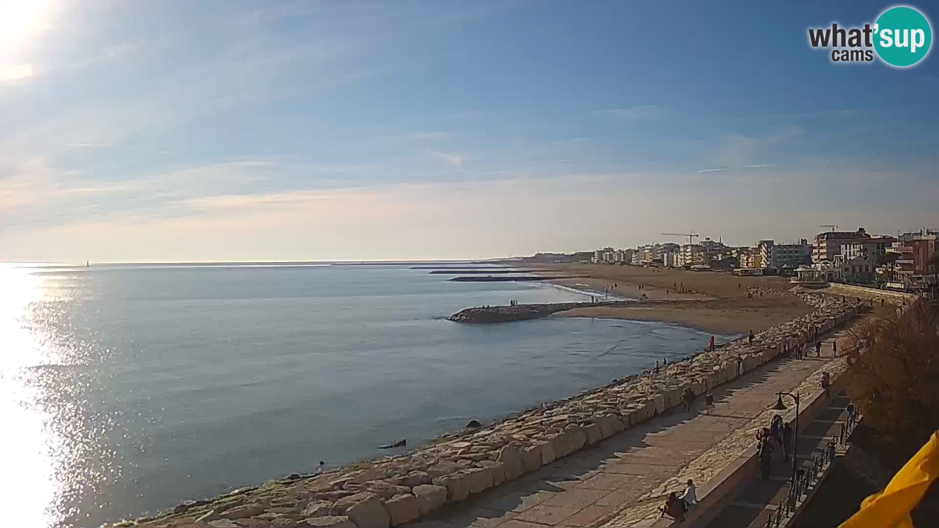 Webcam Caorle Ponente – Blick von Marinai di Caorle