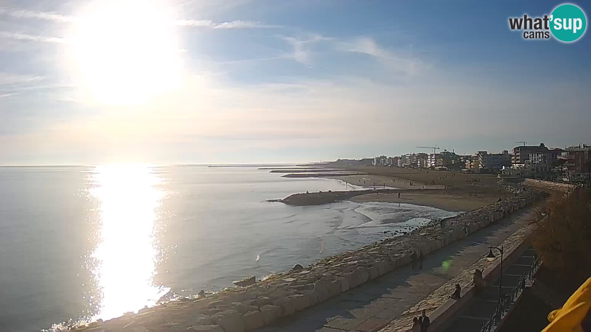 Webcam Caorle Ponente – Vue depuis les Marinai di Caorle