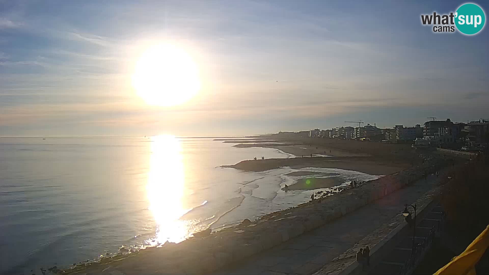 Webcam Caorle Ponente – Blick von Marinai di Caorle