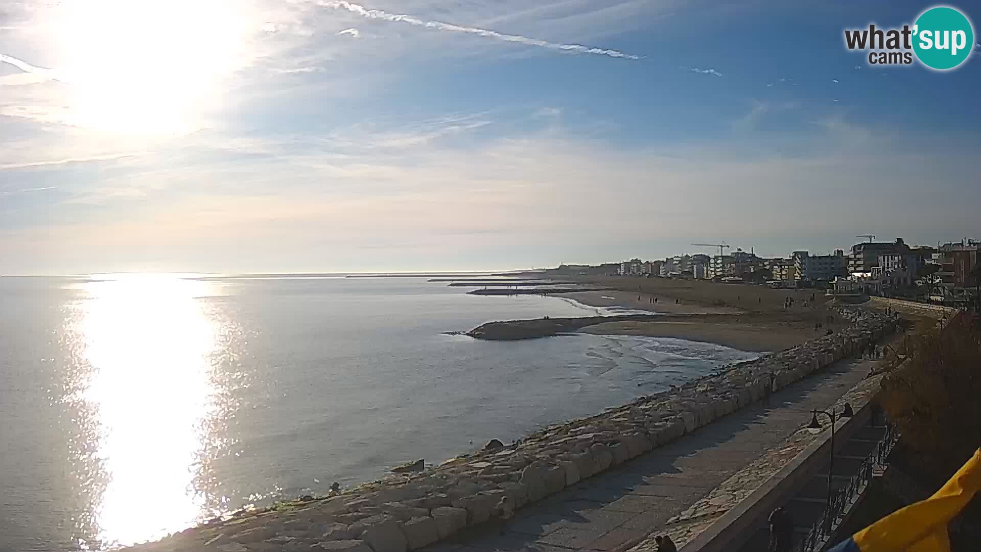 Webcam Caorle Ponente – Vue depuis les Marinai di Caorle