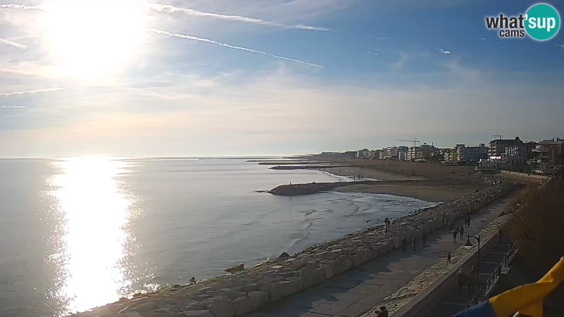 Webcam Caorle Ponente – Blick von Marinai di Caorle