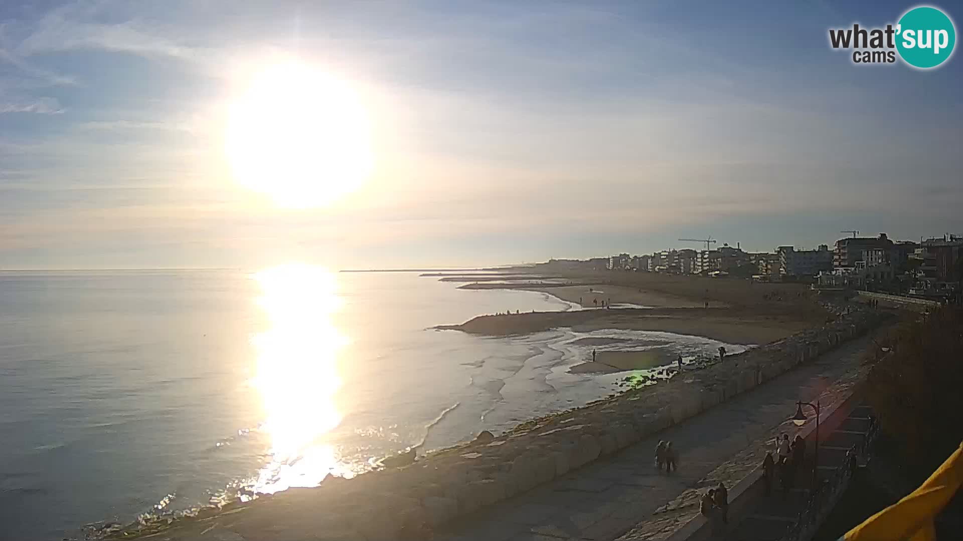 Webcam Caorle Ponente – Blick von Marinai di Caorle