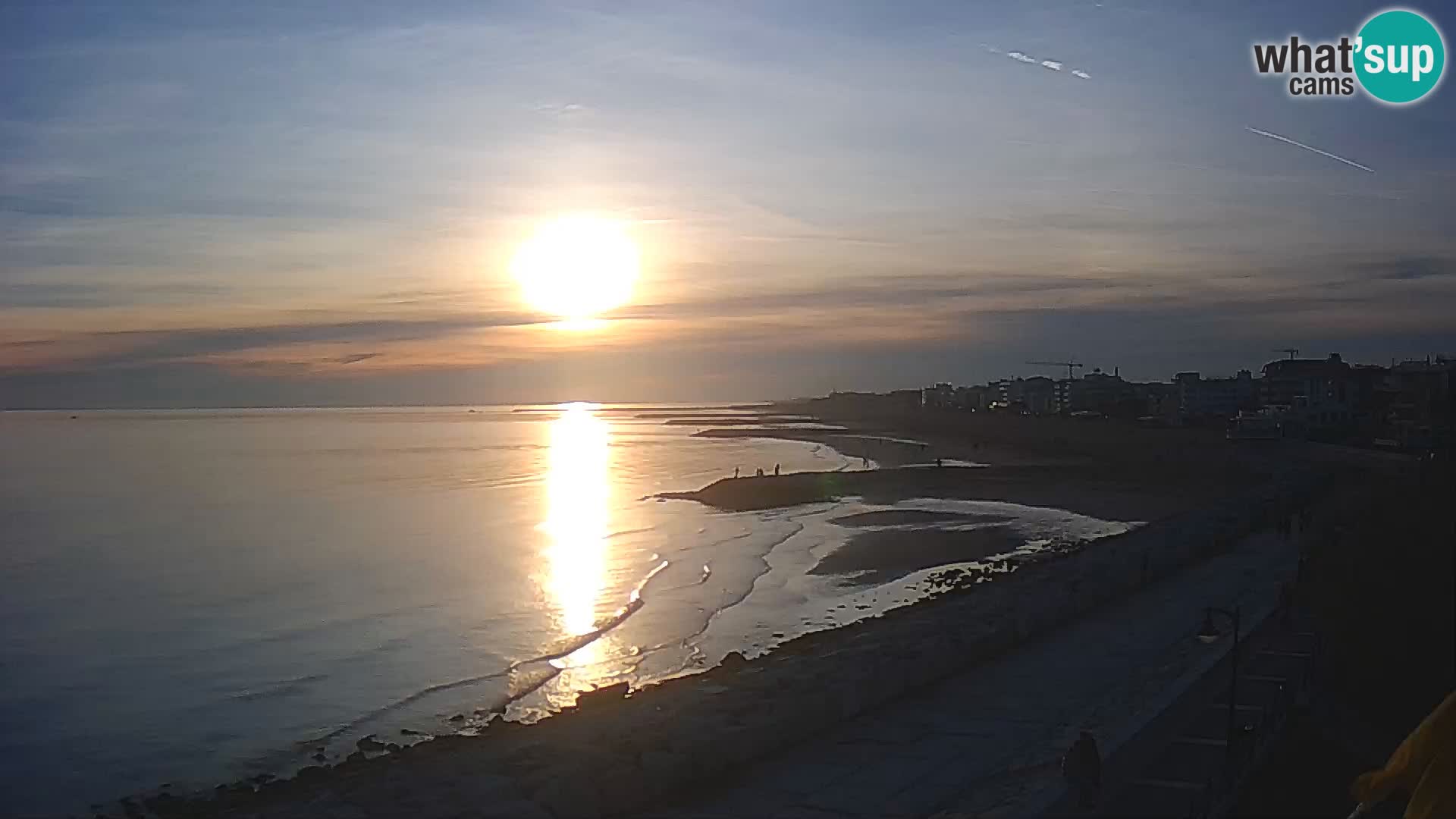 Webcam Caorle Ponente – Vue depuis les Marinai di Caorle