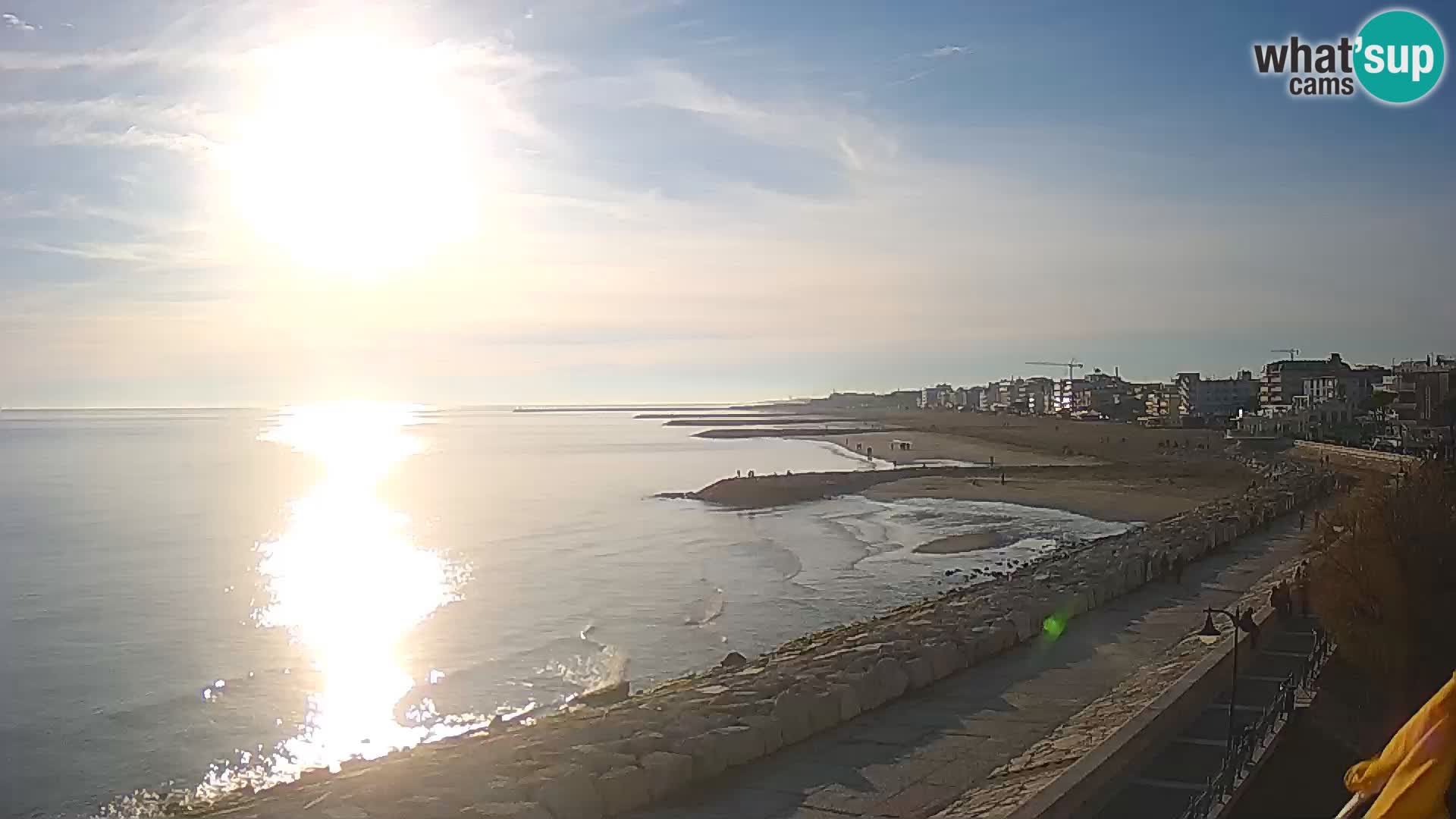 Webcam Caorle Ponente – Blick von Marinai di Caorle