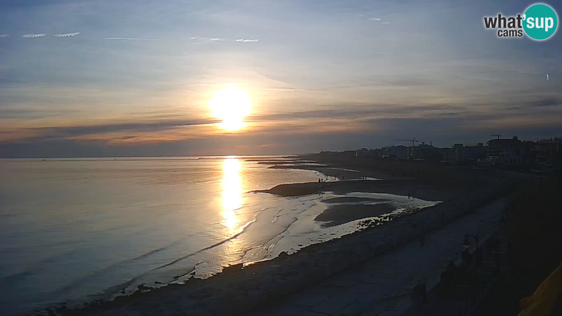 Webcam Caorle Ponente – Vue depuis les Marinai di Caorle