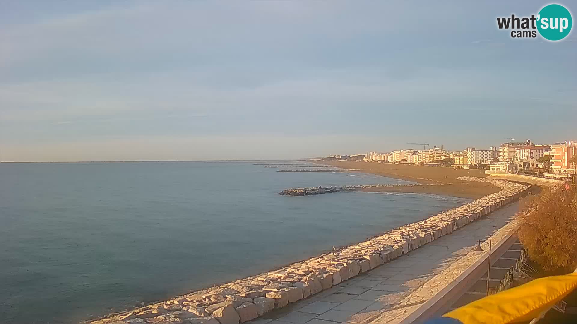 Webcam Caorle Ponente – Blick von Marinai di Caorle