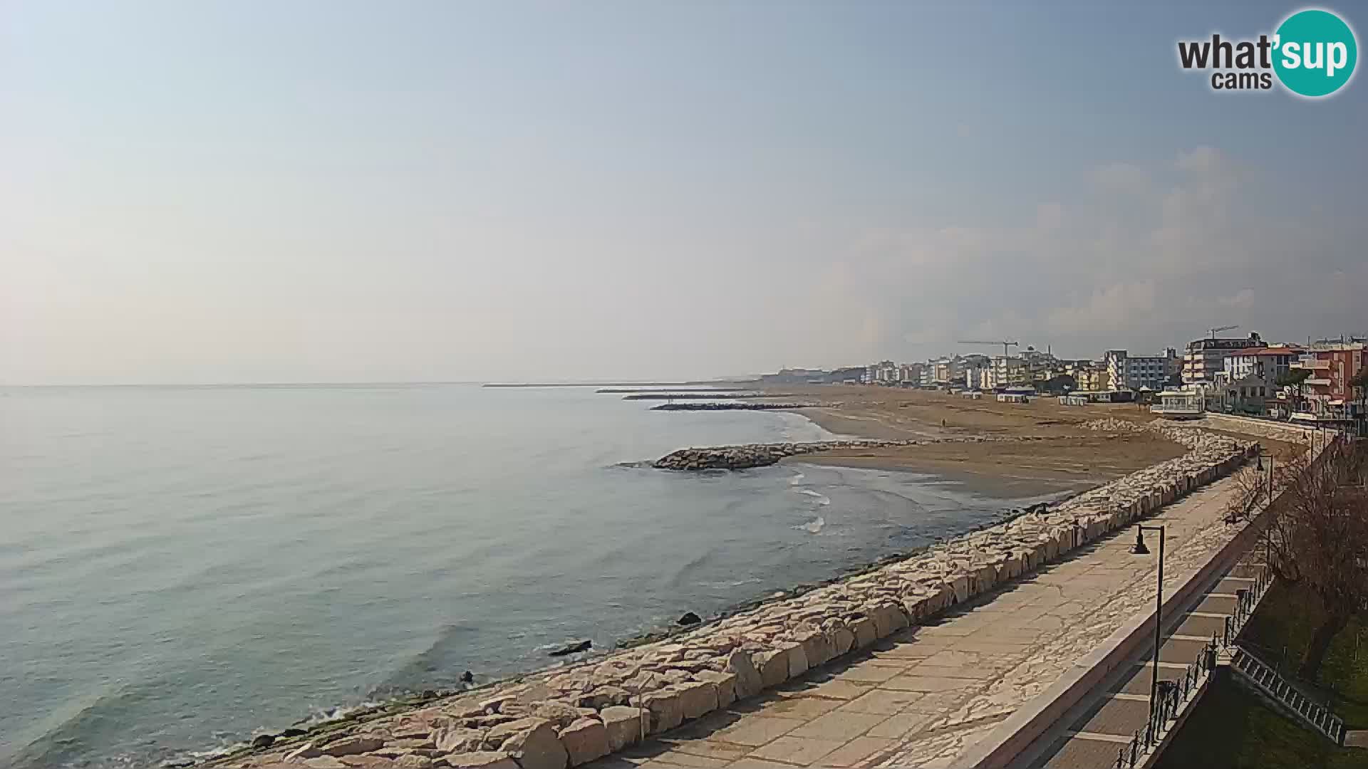 Webcam Caorle Ponente – Blick von Marinai di Caorle