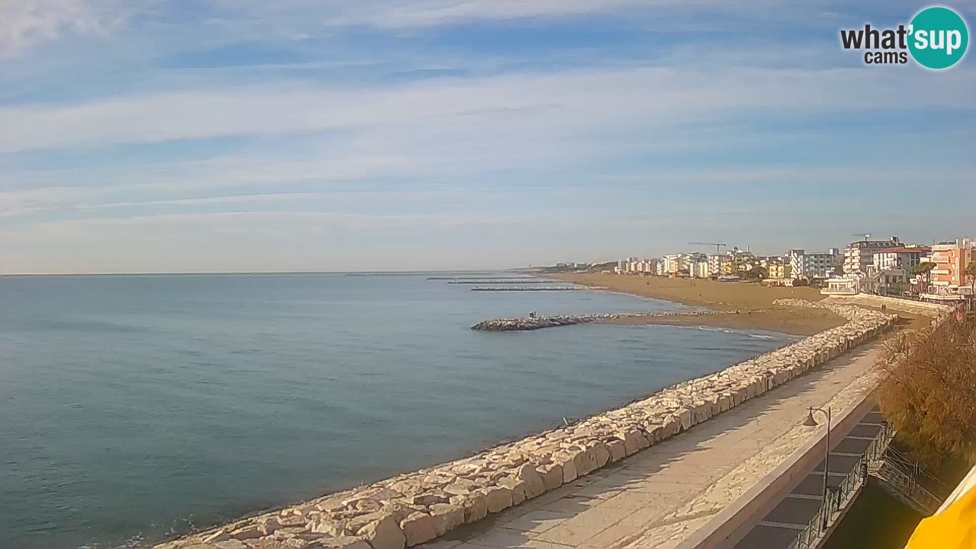 Webcam Caorle Ponente – Blick von Marinai di Caorle