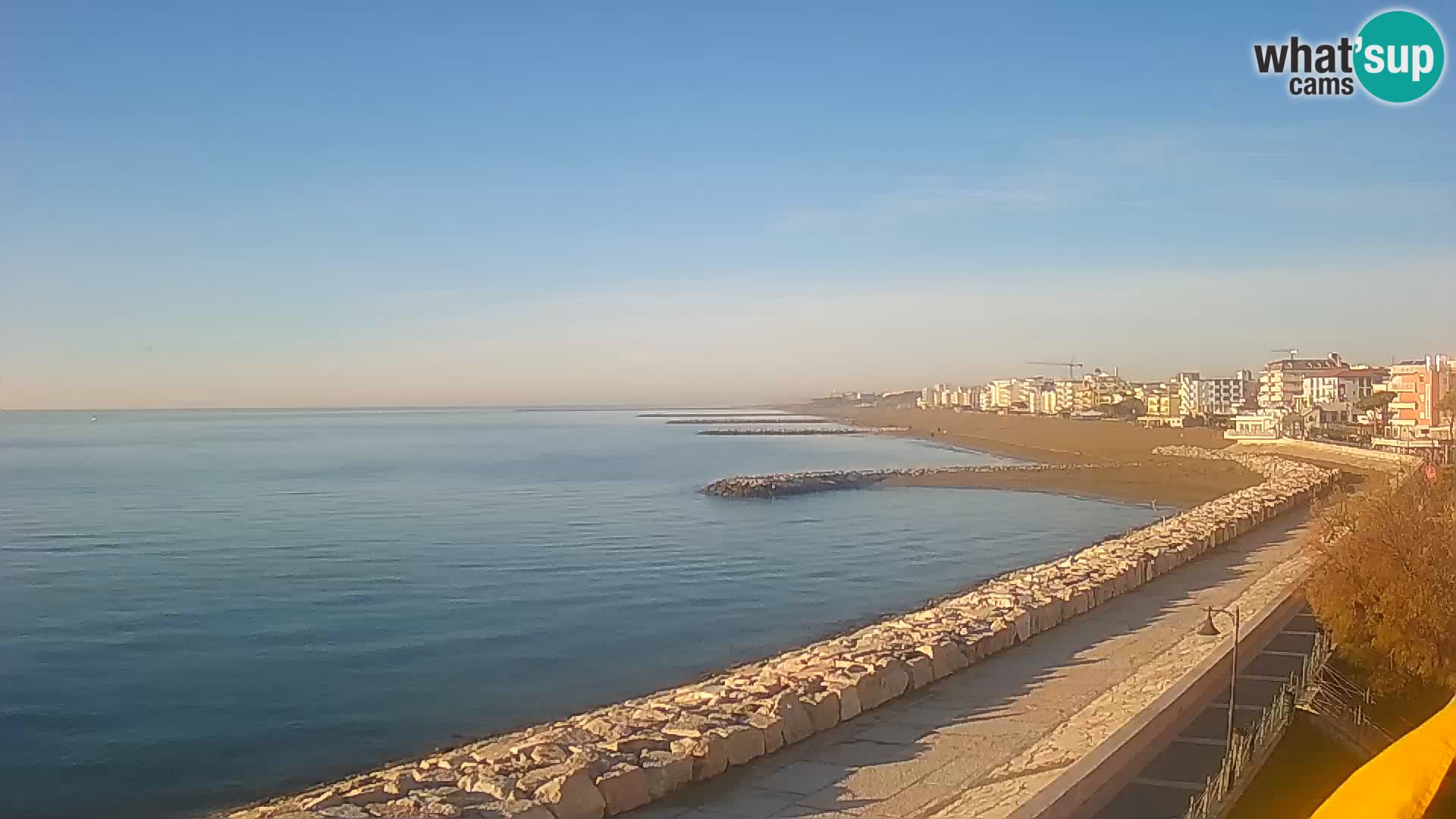 Webcam Caorle Ponente – Blick von Marinai di Caorle