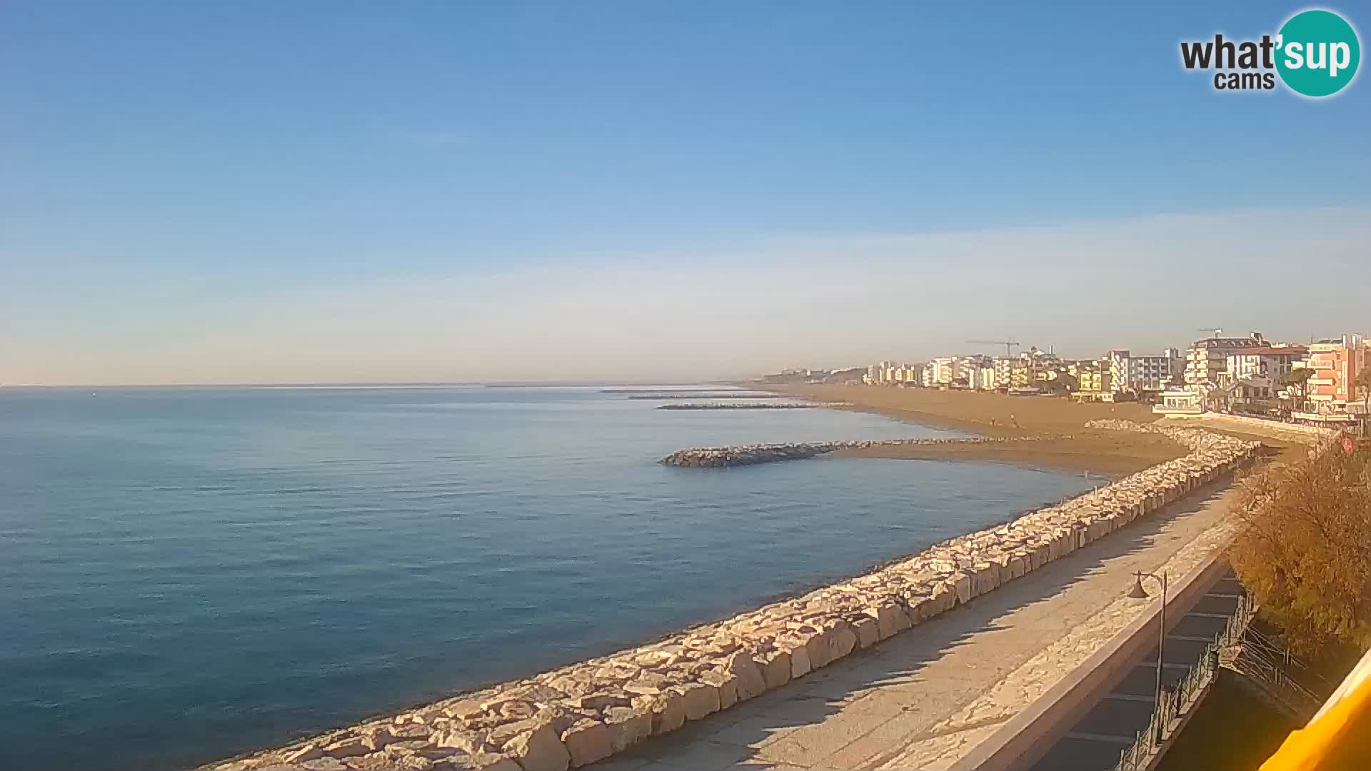 Webcam Caorle Ponente – Blick von Marinai di Caorle